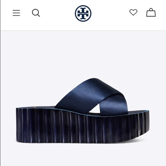 Tory Burch | Shoes | Tory Burch Scallop Wedge Slide | Poshmark